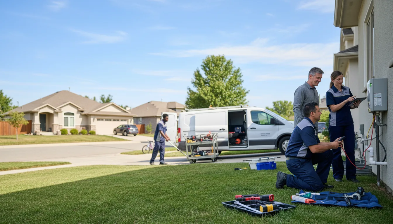 Tankless water heater service in Nevada, TX